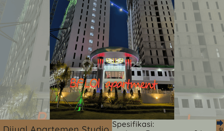 Dijual Apartemen Studio di Baloi Apartemen 1