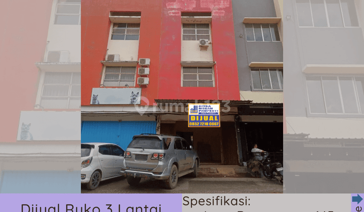 Dijual Ruko 3 Lantai Digajah Mada Square 1