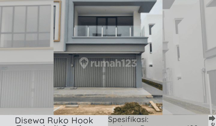 Disewa Ruko Hook Tengah di Garden Avenue Batam 1