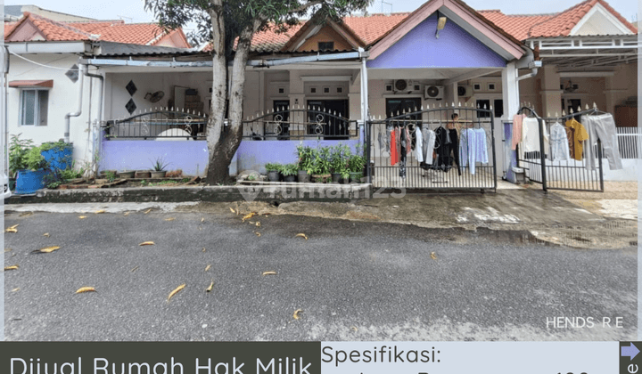 Dijual Rumah Hak Milik Di Taman Kota Batam 1