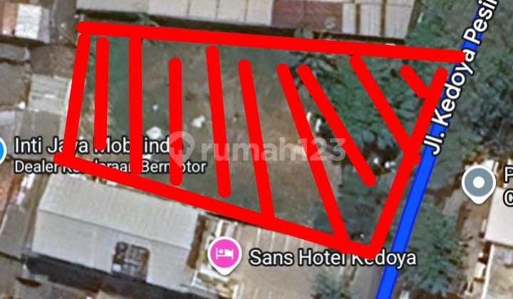 Jual Tanah Komersial Luas 1,607m² Lokasi Strategis Jl Kedoya Raya Jakarta Barat