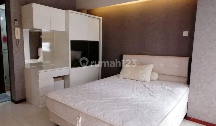 DIJUAL CEPAT UNIT STUDIO FURNISHED LANTAI RENDAH @ APT ROYAL MEDITERANIA GARDEN  1