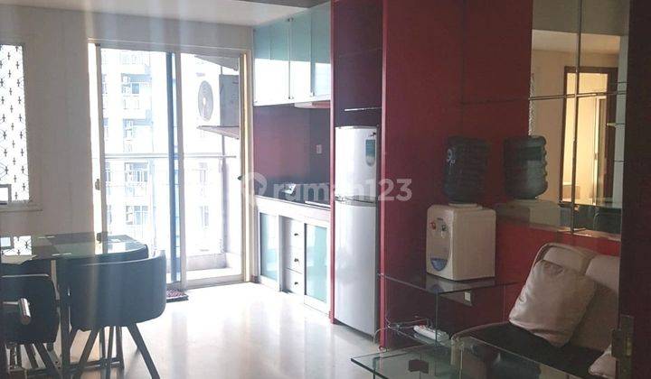 DISEWAKAN 2 + 1 BEDROOMS FURNISHED LUAS 53M² TOWER LAVENDER @ APT. ROYAL MEDITERANIA GARDEN 2