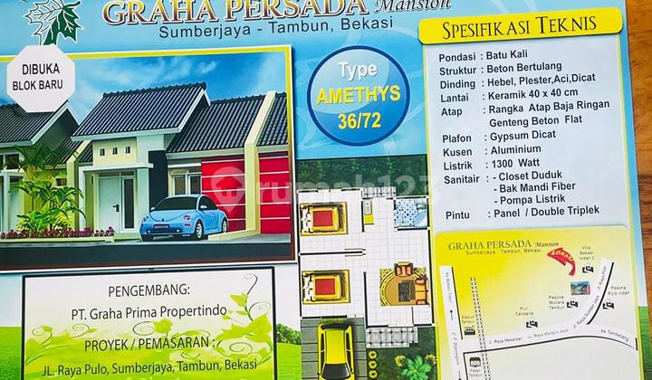 For Sale Pre-Sold Graha Persada Mansion House Tambun Bekasi