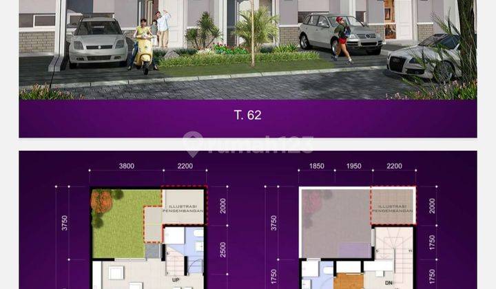 Rumah 2 lantai di bsd sevilla park kencana loka serpong 2