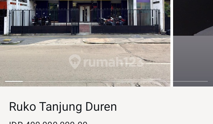 Sewa Ruko Gandeng 3 Tanjung Duren Siap Huni Murah