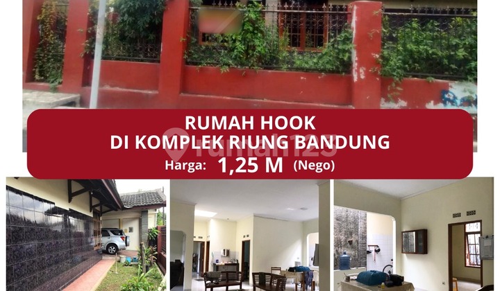 Rumha Murah Riung Bnadung Luas 286M Harga 1 M An Jarang 1,5Lt