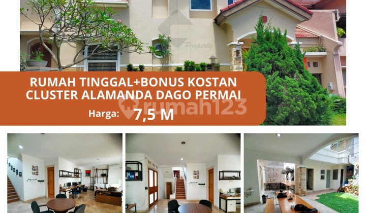 Jual Cluster Alamanda Dago Permai Bonus Kost Kostan 8 Pintu
