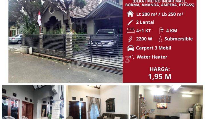 Jual Cepat Rumah Murah Margahayu 2 Lt Harga Terjangkau 1 M An,bagus Lux Mewah Siap Huni Jarang Ada Desain Sangat Cantik ,tanah Luas Lok Strategis  1