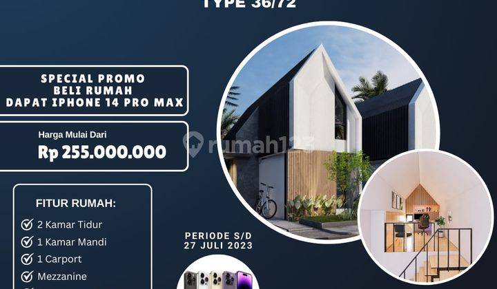 Rumah Baru Cluster Aruna Oma indah garut harga 200 jutaan.Baru minimalis modern,Rumah subsidi rasa komersil  1