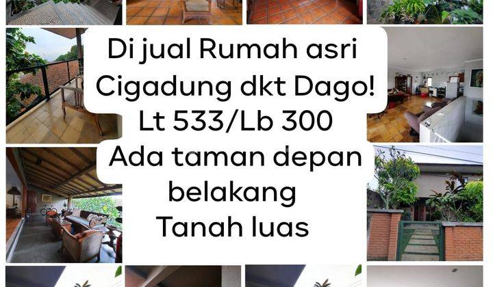 jual cepat Rumah murah di Cigadung Dkt Cikutra pahlawan Gasibu Dago 1