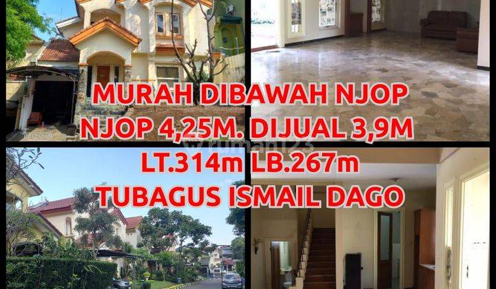 Jual cepat Rumah Murah komplek Elit Tubagus Ismail Dago Dekat Cikutra pahlawan Gasibu Cigadung Sabuga Gedung Sate Termurah harga di bawah NJOP murah jarang ada Rumah Tubagus Ismail Bagus kokoh Asri taman depan Belakang 1