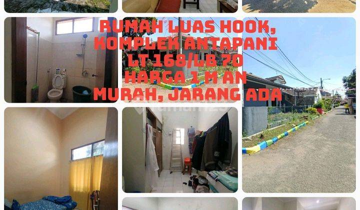 Jual Cepat Rumah Murah Komplek  Antapani Dkt Terminal Antapani Griya Antapani Arcamanik Siap Huni Tanah Luas Murah Jarang Ada Harga 1 M An, Posisi Hook Sudah Renov  1