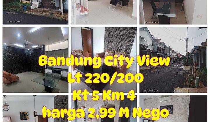 Jual Cepat Rumah Murah Bandung Timur Komplek Elit Bandung City View Bcv Dkt Arcamanik Sukamiskin,jarang Ada Siap Huni Bagus 2 Lt  1