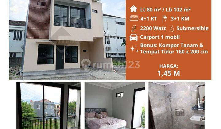 Di Jual Rumah Baru Lux Mewah 2 Lt Siap Huni Lok Strategis Cibiru Dkt Upi,jarang Ada Harga Nego  1