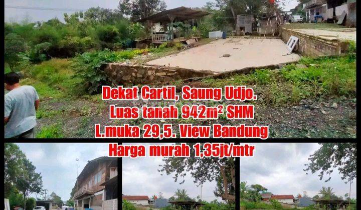 Di Jual Cepat Tanah murah Padasuka Atas Cimenyan Dkt Dapur Cartil ,Jarang Ada!Tanah luas Ada Bangunannya ,Lokasi Jl. Utama Cimenyan Cck U/ Villa /Cafe Atau Resto,Harga 1 Jutaan/ Meter 1