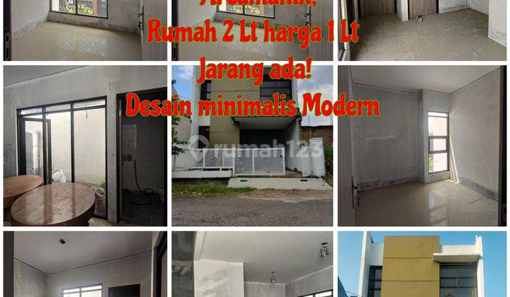 Jual Cepat Rumah Baru 2 Lt Arcamanik Cisaranten Jarang Ada Desain Modern Minimalis Kekinian,lok Strategis Dkt Griya Arcamanik  1