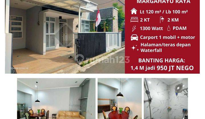 Cepat Rumah Murah Margahayu Raya Dkt Mim Soekarno Hatta Termurah 900 Jutaan Desain Cantik Modern Minimalis Siap Huni Rumah Baru Margahayu ,jarang Ada Murah Sangat Di Bawah Harga Pasar!