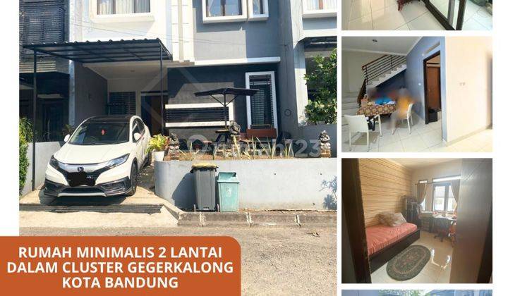 Rumah Lux 2 Lt Cluster Gegerkalong Dkt Kpad Sarijadi Harga 1 M An , Murah Jarang Ada Lokasi Strategis Bagus Mewah Minimalis Jarang Ada  1