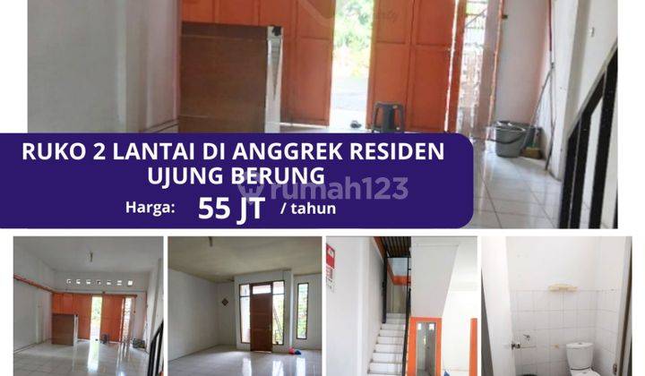 Di Sewakan Ruko 2 Lt Murah Anggrek Residen Jl.rumah Sakit Ujung Jarang Ada Murah Siap Huni Lok Strategis Cck U/ Kantor/usaha/bank Dll 1