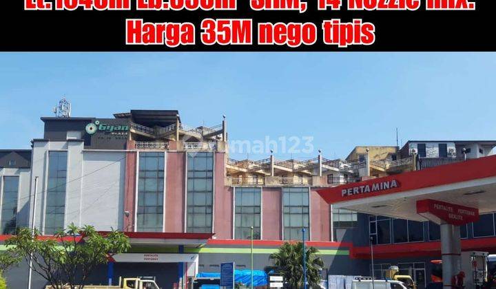 Di Jual SPBU Di Kota Bandung Dkt Bypass Dan Pintu Tol ,Jarang Ada Lokasi Strategis Lahan Luas Ada Bangunan 2 Lt ,Mushola,Toilet,Kantor Minimarket ,Cck U/Investasi,SHM 1