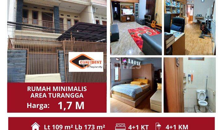 Jual Cepat Bu Rumah Murah Turangga Buahbatu Bagus Modern Minimalis Siap Huni Wah 2 Lt,bonus Semi Furnished Jarang Ada ,murah  1