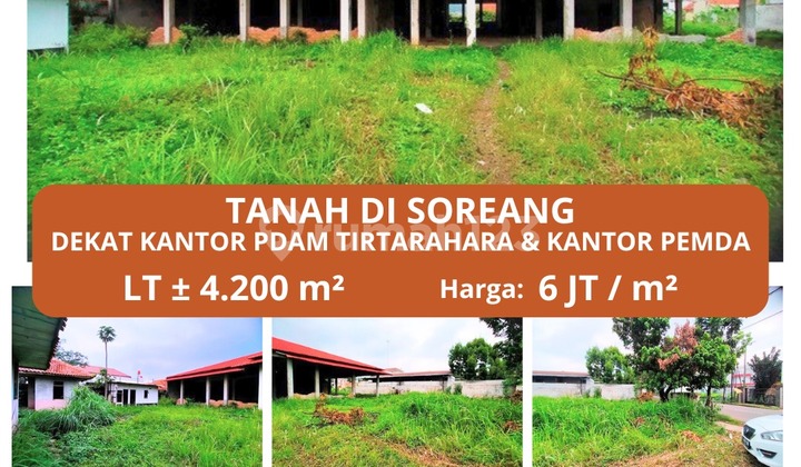 Tanah Murah Soreang Jl.raya Soreang Banjaran Luas U/Kantor/Usaha Tanah Murah Soreang Jl.raya Soreang Banjaran Luas U/Kantor/Usaha
