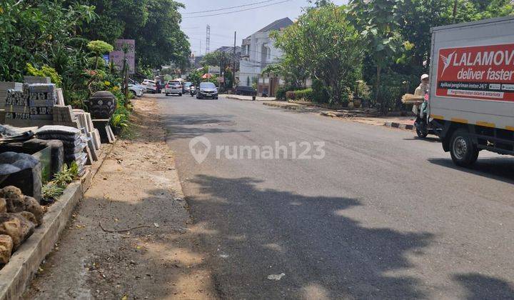 Tanah Di Cinere Pinggir Jalan SHM Ukuran 1080 M2 40 X25,2 Berbentuk Kotak Dan Rata Dikelilingi Dinding Tembok Siap Bangun 2