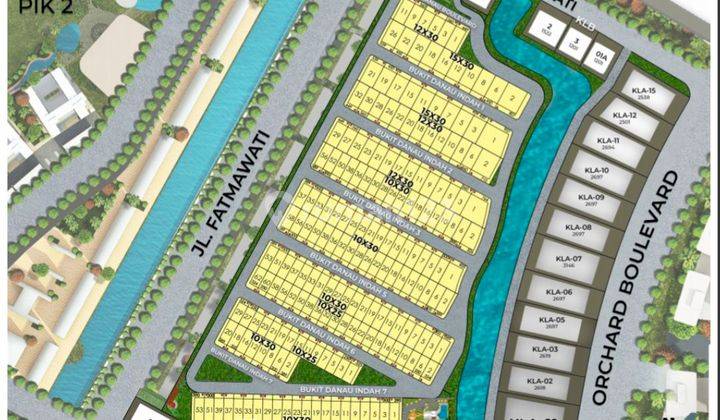 Dijual Kavling Pik 2 Bukit Danau Indah 450m2 1