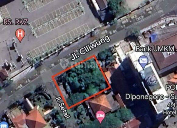 Tanah pojok hook tengah kota jl ciliwung strategis  1