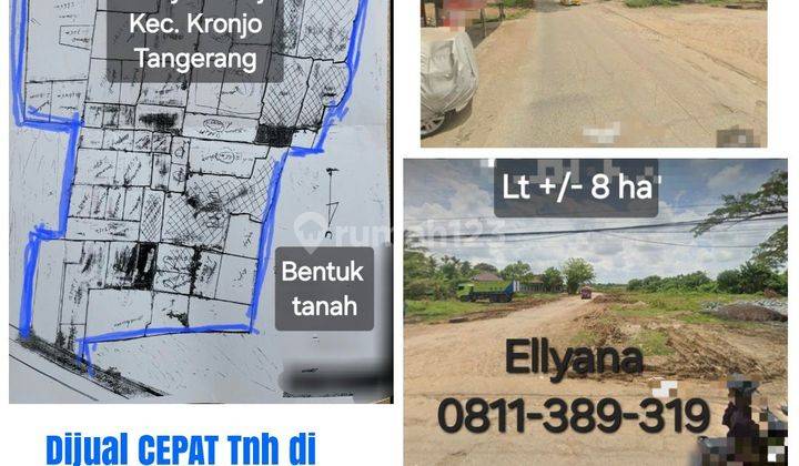 DIJUAL CEPAT & MURAH TANAH DI JL. RAYA KRONJO, TANGERANG 1