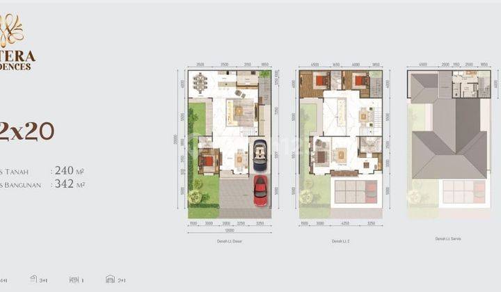 Dijual Rumah Mewah di Cluster Matera Tipe 12x20, Gading Serpong 2