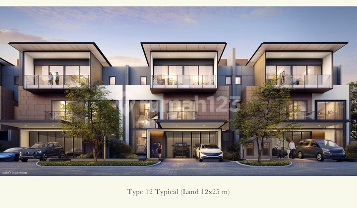 For Sale Luxury House In Layton Cluster Type 12x25, Bsd City