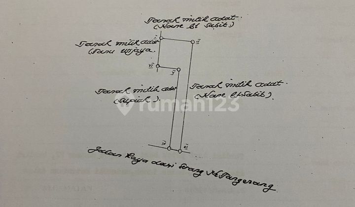 For Sale Fast Shop House on Merdeka Main Road, Cimone Tangerang, Land Measurement Included. 2