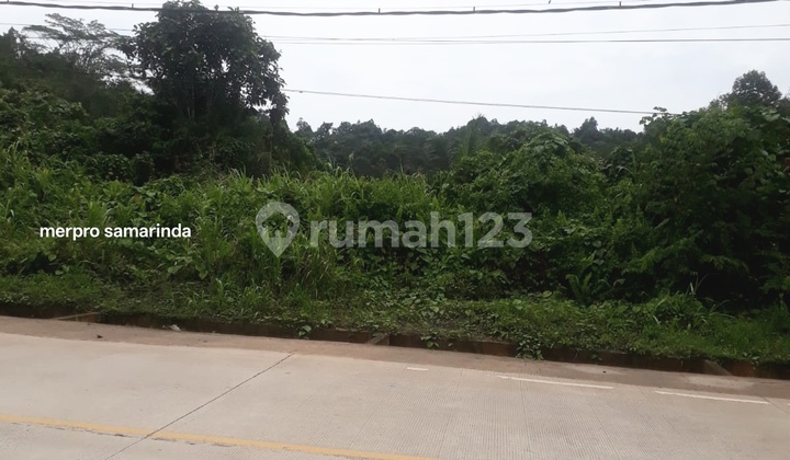 Tanah Pinggir Jalan di Jalan Poros Samarinda Bontang