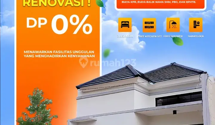 Dijual Rumah Cukup Bayar 1.5jt All In Semi Furnish 1
