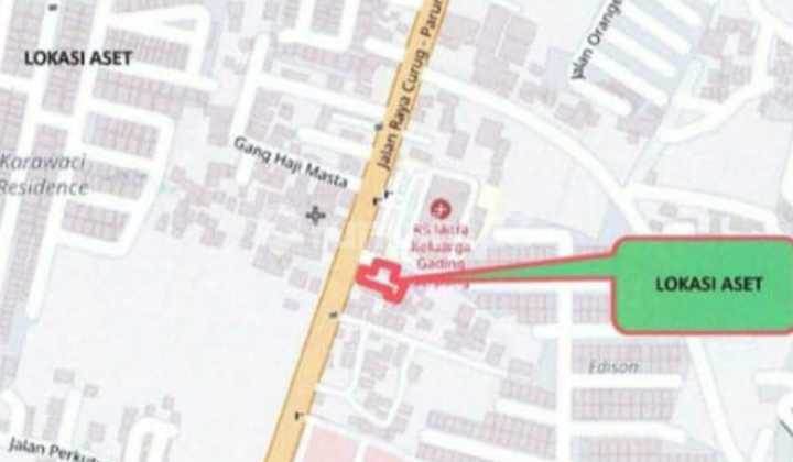 Kavling 724m² (Irreguler) Legok Karawaci Dekat RS Mitra Keluarga