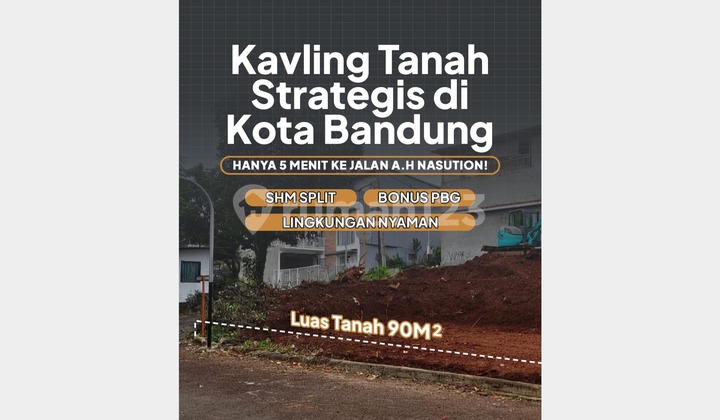 Tanah Siap Bangun Sudah Ada PBG di Mandalajati Kota Bandung