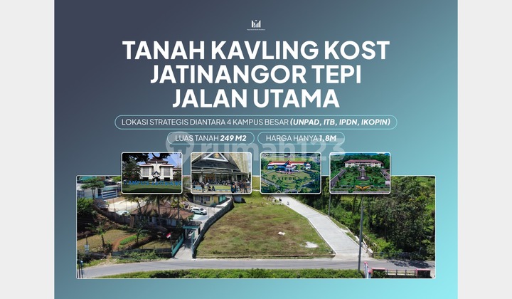 Tanah Siap Bangun Dekat Kampus Unpad Jatinangor