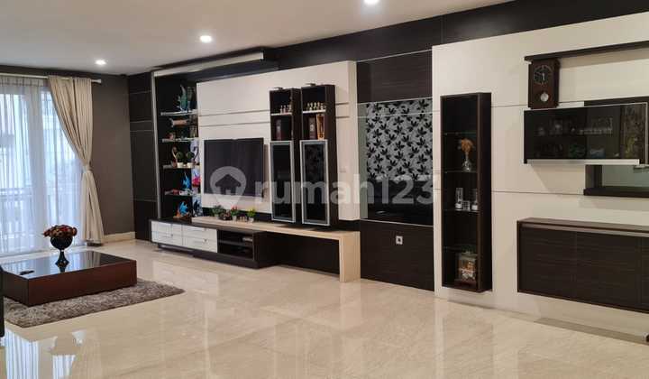 Rumah Akasia Golf Uk 14x18 Hook,bangunan Sendiri,marmer,mewah,4 Lantai,furnsih N Design Interior