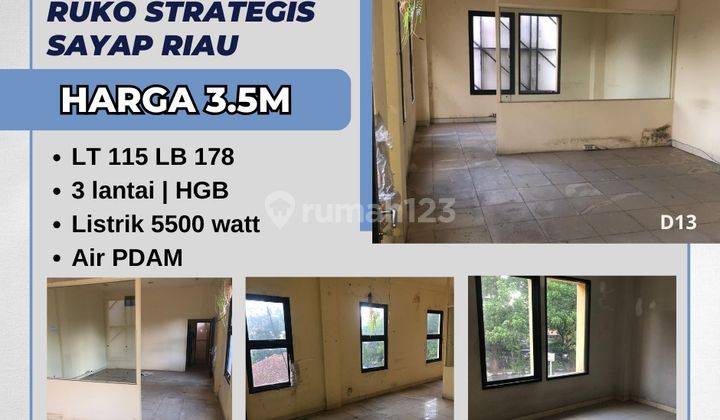 Ruko Strategis Sayap Riau 2