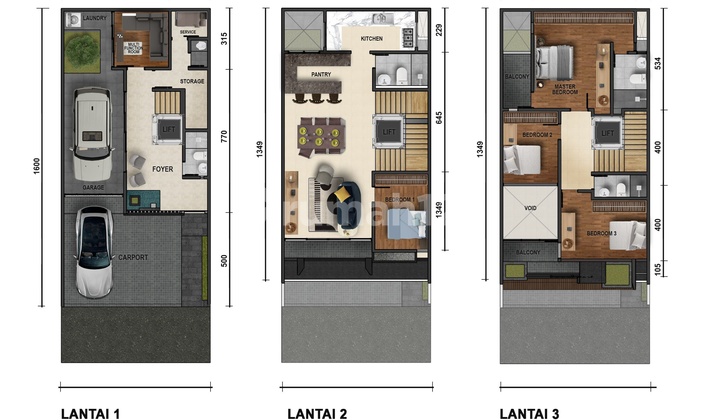 JUAL RUMAH ROYAL SERENE SETRADUTA AMERICAN TROPIS 1