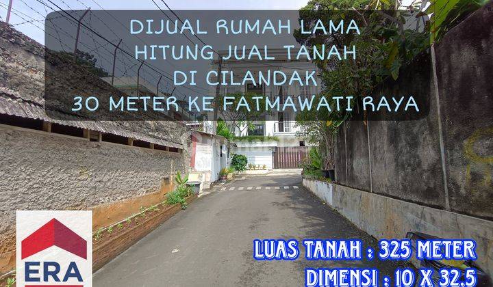 Rumah Cilandak termurah Hitung jual Tanah Best Location  2