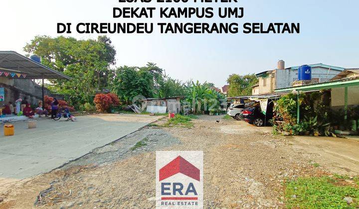 Tanah Kavling Cireundeu Dijual Dekat Kampus UMJ Di Jalan Poncol 2