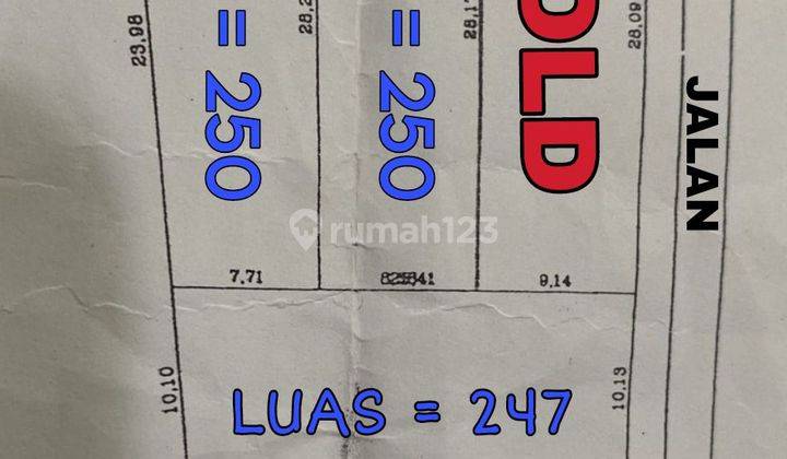 Tanah kavling Cireundeu Jalan Gunung Raya SHM  1