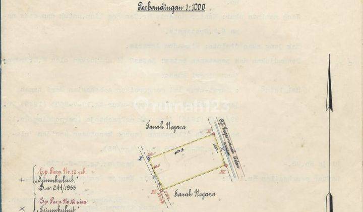 rumah lama itung tanah saja di hegarmanah 1