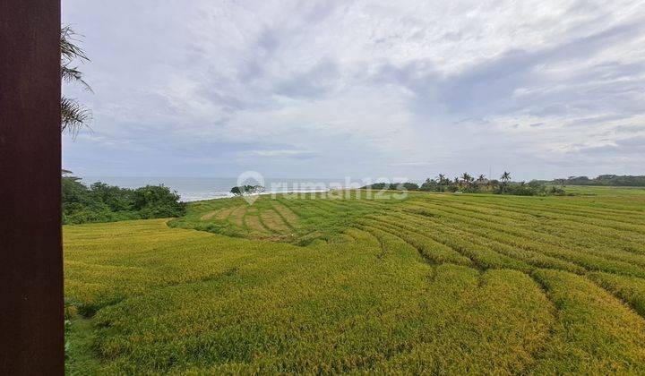 Villa Pantai Beraban 100 Meter Menuju Pantai Pemandangan Sawah