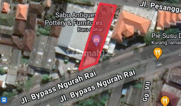 Tanah Bonus Bangunan Jalan Baypass Ngurah Rai Denpasar 1