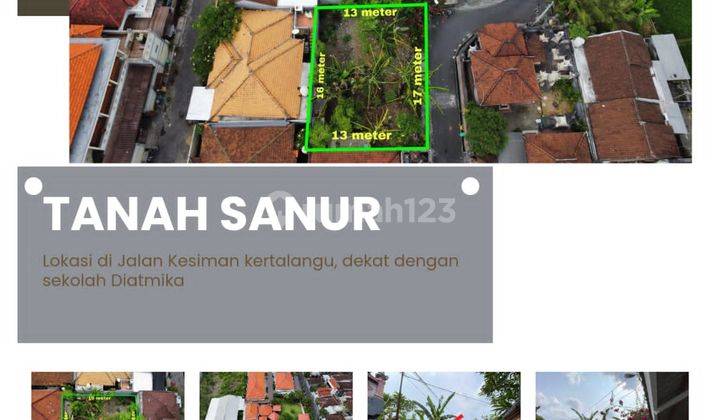 Tanah Sanur Kesiman Kertalangu Dekat Sekolah Diatmika 1