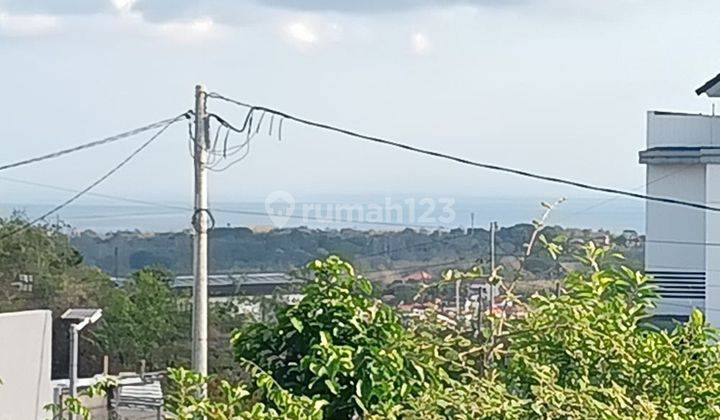 Tanah Siap Bangun Dengan View Laut Dan Bandara Zona Kuning Ungasan 1